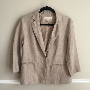 Michael Kors 100% Linen Size 8 Women's Blazer NEW ($300!)